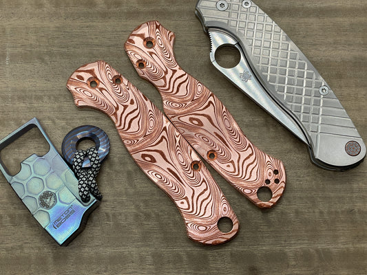 Dama FISH Copper scales for Spyderco Paramilitary 2 PM2