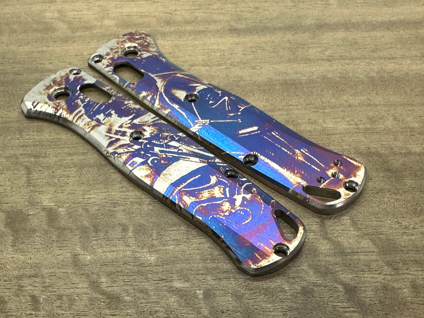 STAR WARS heat ano Titanium Scales for Benchmade Bugout 535