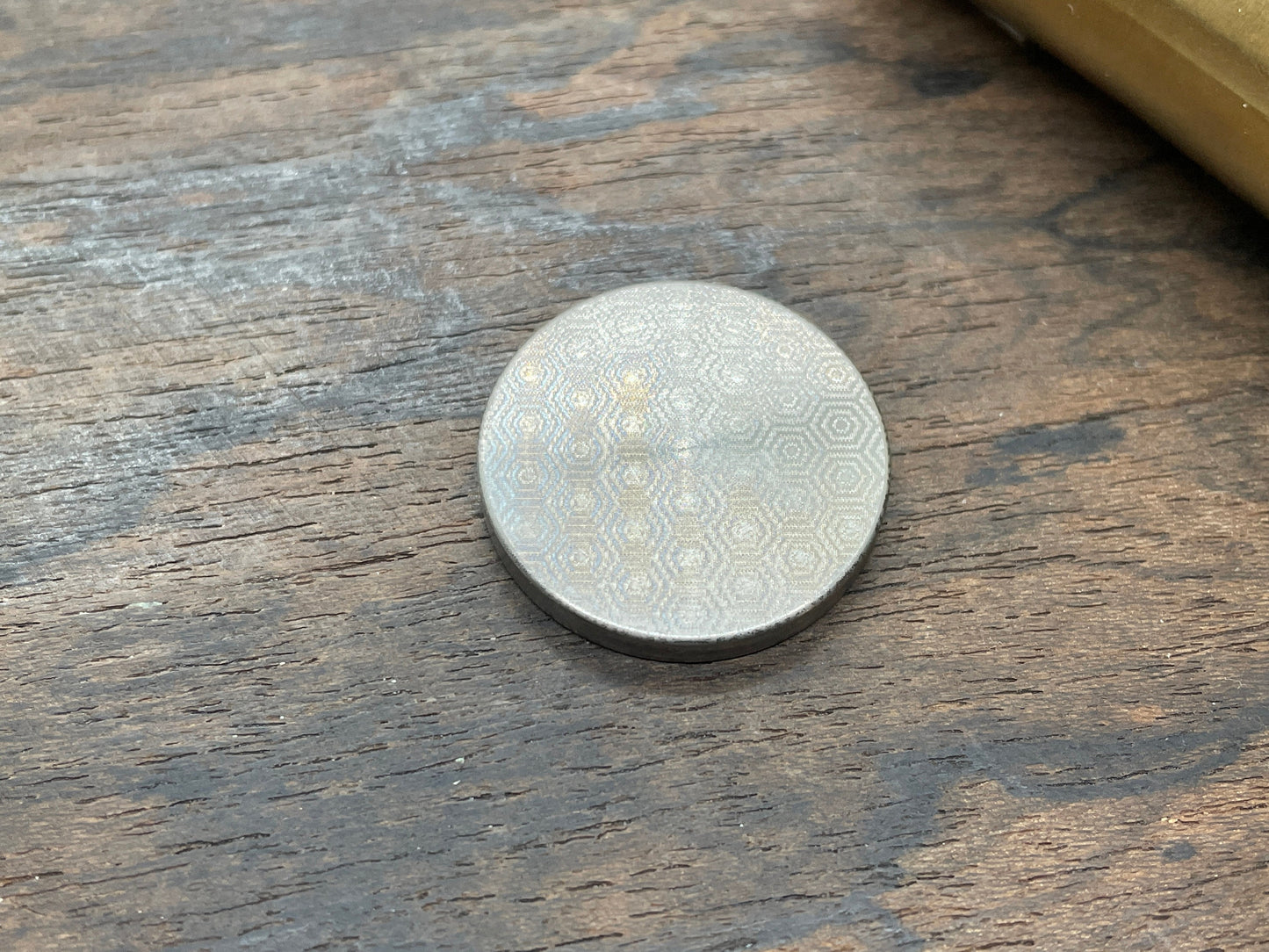 Deep engraved LIBRA Zodiac Titanium Coin for Billetspin Gambit