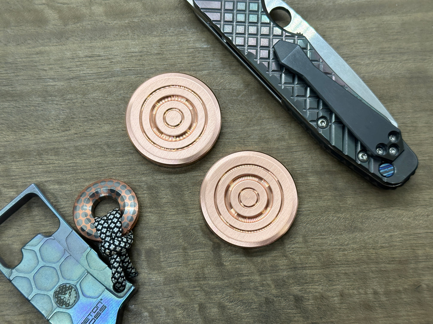 ORBITER Copper Parallel position Magnets Haptic Coins Fidget