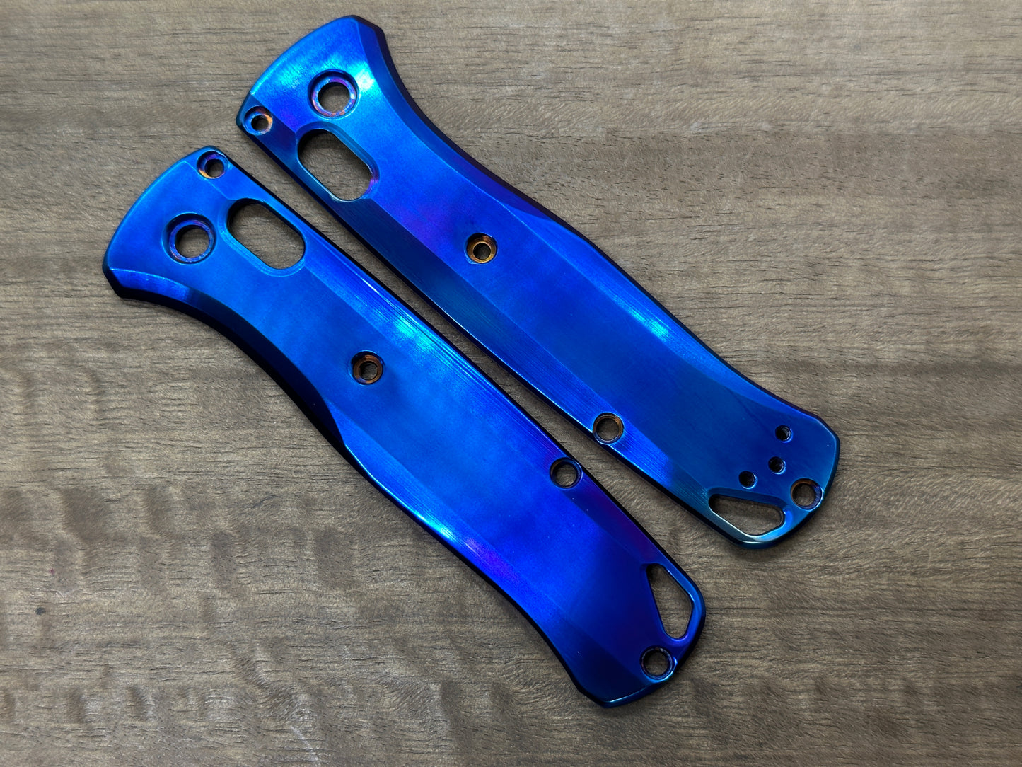 POLISHED Flamed Titanium Scales for Benchmade Bugout 535