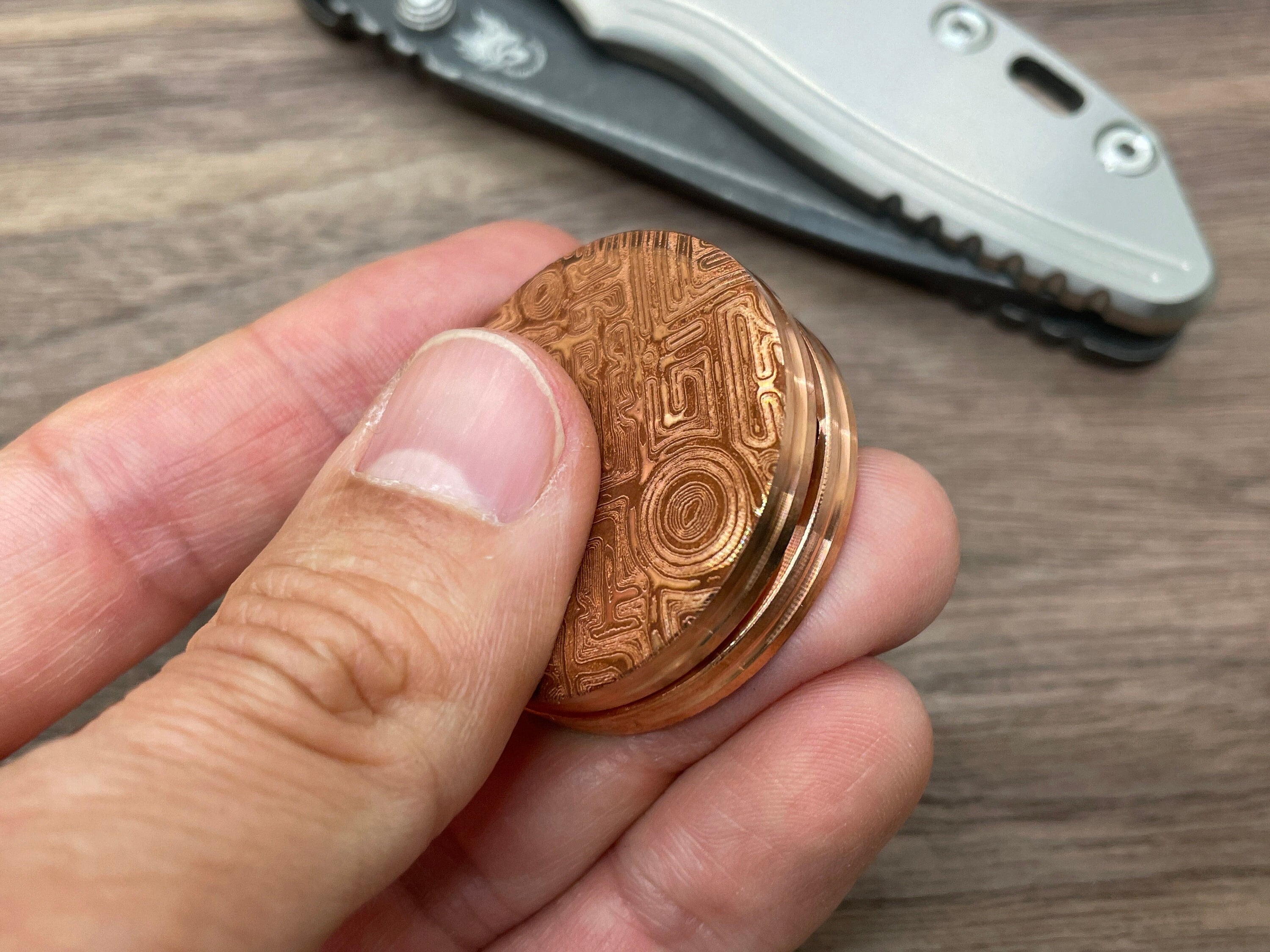 HAPTIC Coins CLICKY MYSTERY Copper Adhd Fidget Metonboss