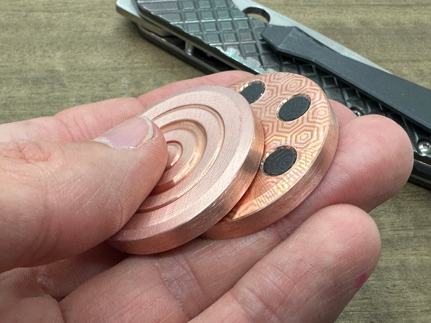 ORBITER Copper Haptic Coins Fidget