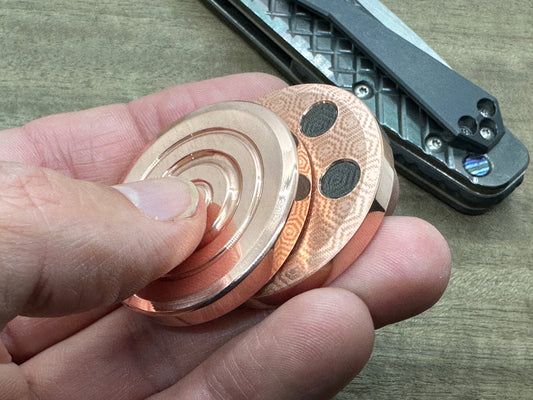 ORBITER Copper Polished Parallel position Magnets Haptic Coins Fidget