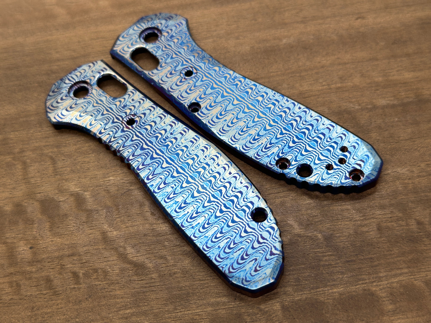 RIPPLE Flamed Titanium Scales for Benchmade GRIPTILIAN 551 & 550