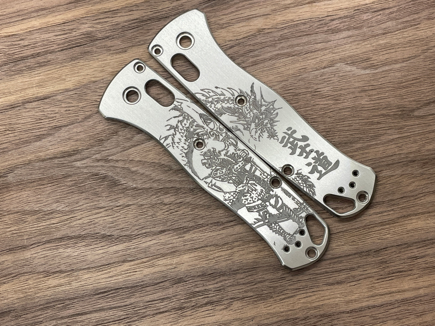 SAMURAI HONOR Titanium Scales for Benchmade Bugout 535