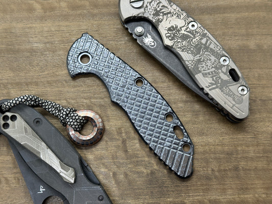 ALIEN Black FRAG Cnc milled Titanium scale for XM-18 3.5 Hinderer