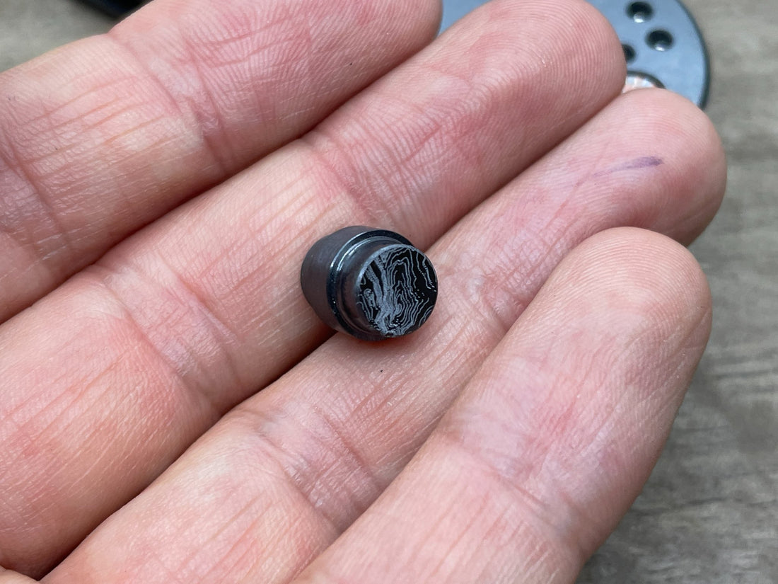 Zirconium Lanyard Hole Plug<br>Spyderco PM2 & PM3