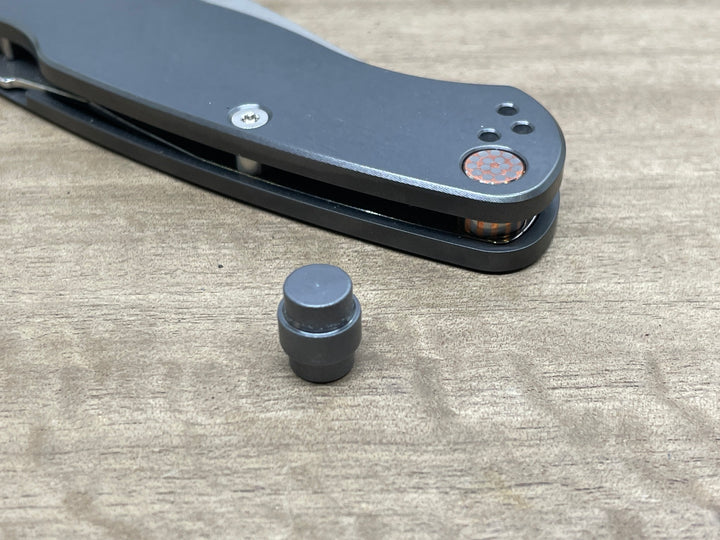 Zirconium Lanyard Hole Plug<br>Spyderco Manix 2