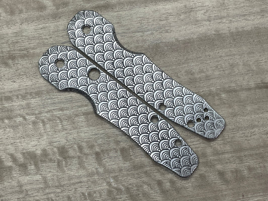 SEIGAIHA Titanium Scales for Spyderco SMOCK