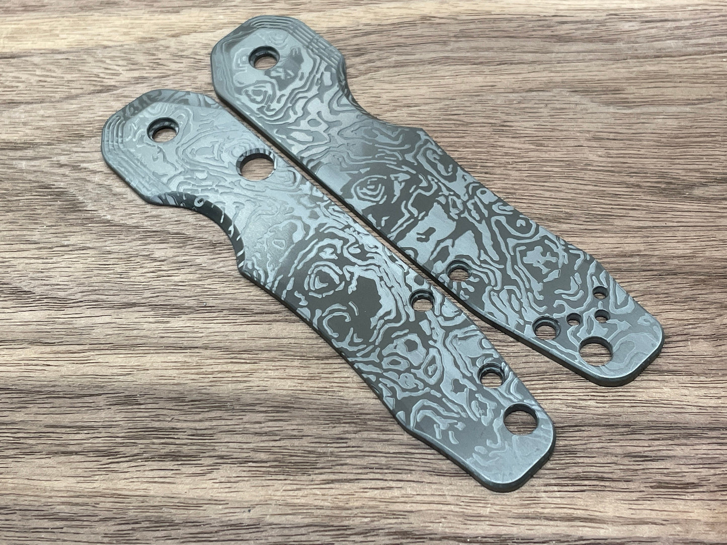 ALIEN Black Zirconium Scales for Spyderco SMOCK