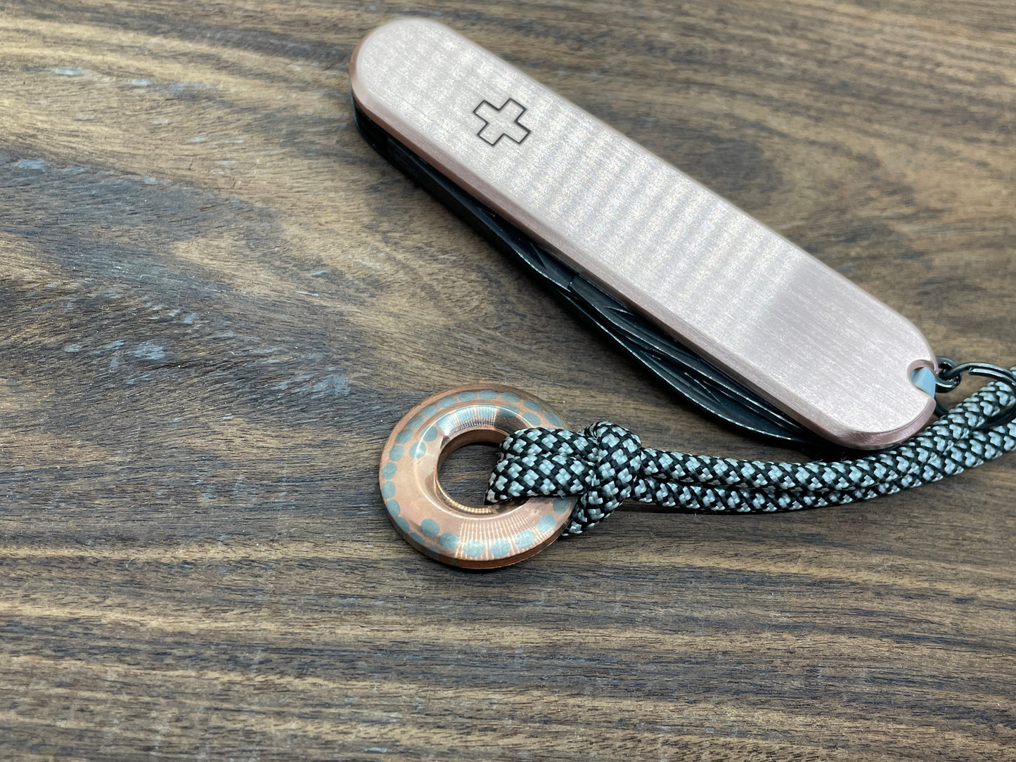 91mm Scales for Swiss Army SAK Brushed Copper 91mm