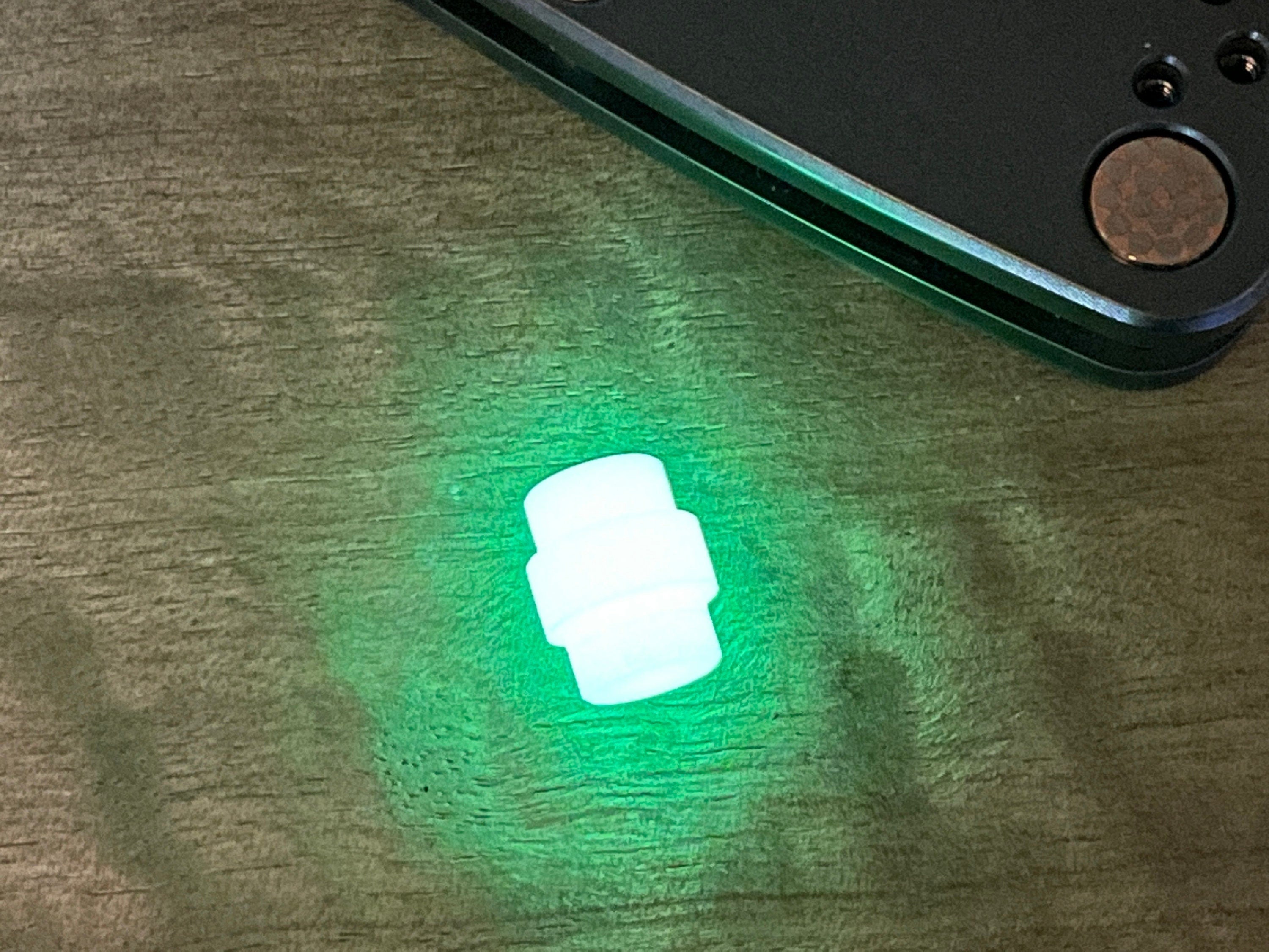 TurboGlow lanyard hole stopper for PM2 & Para 3 Paramilitary 2 Spyderco