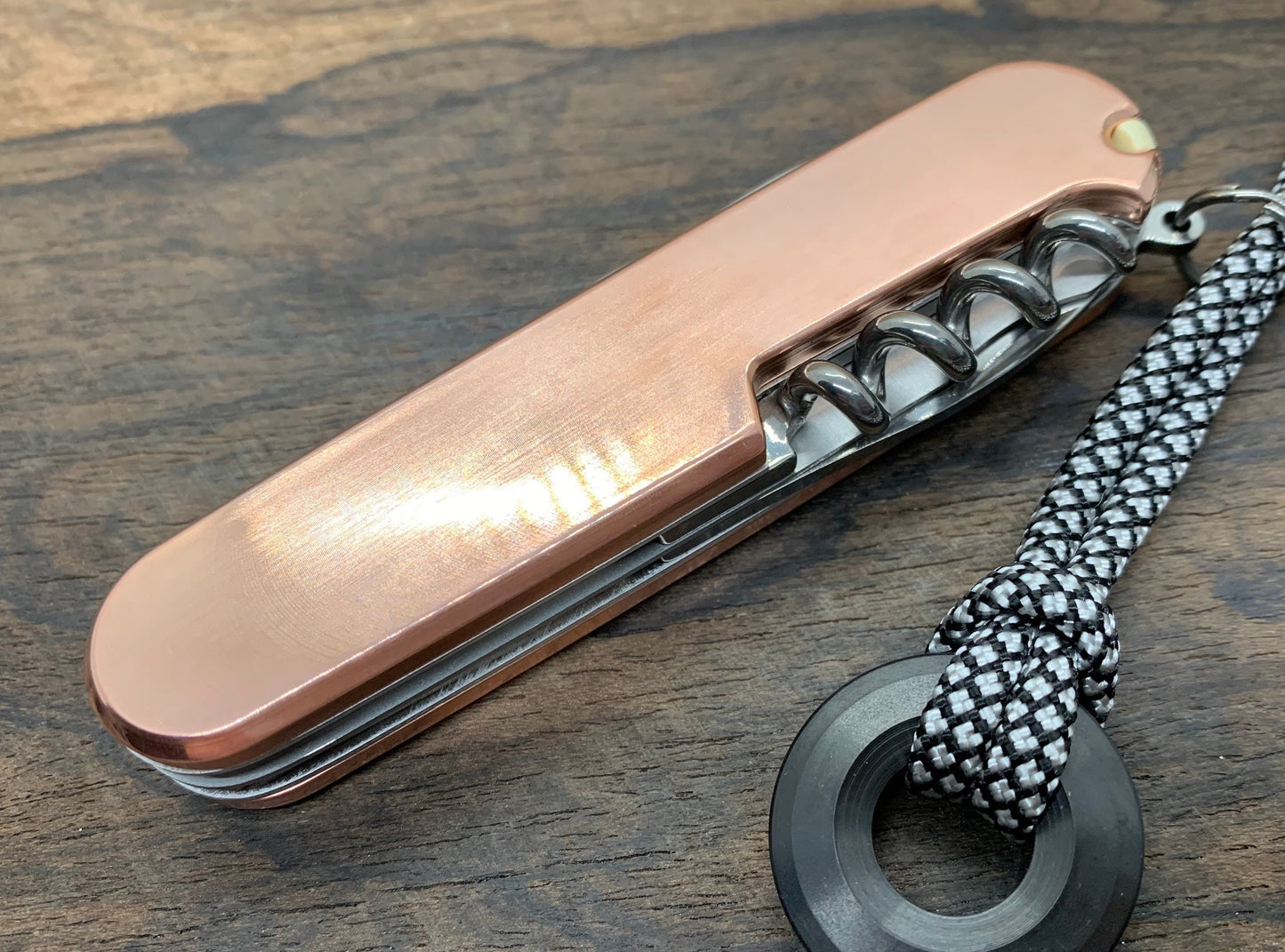 91mm Polished Copper Scales for Swiss Army SAK Simple 91mm