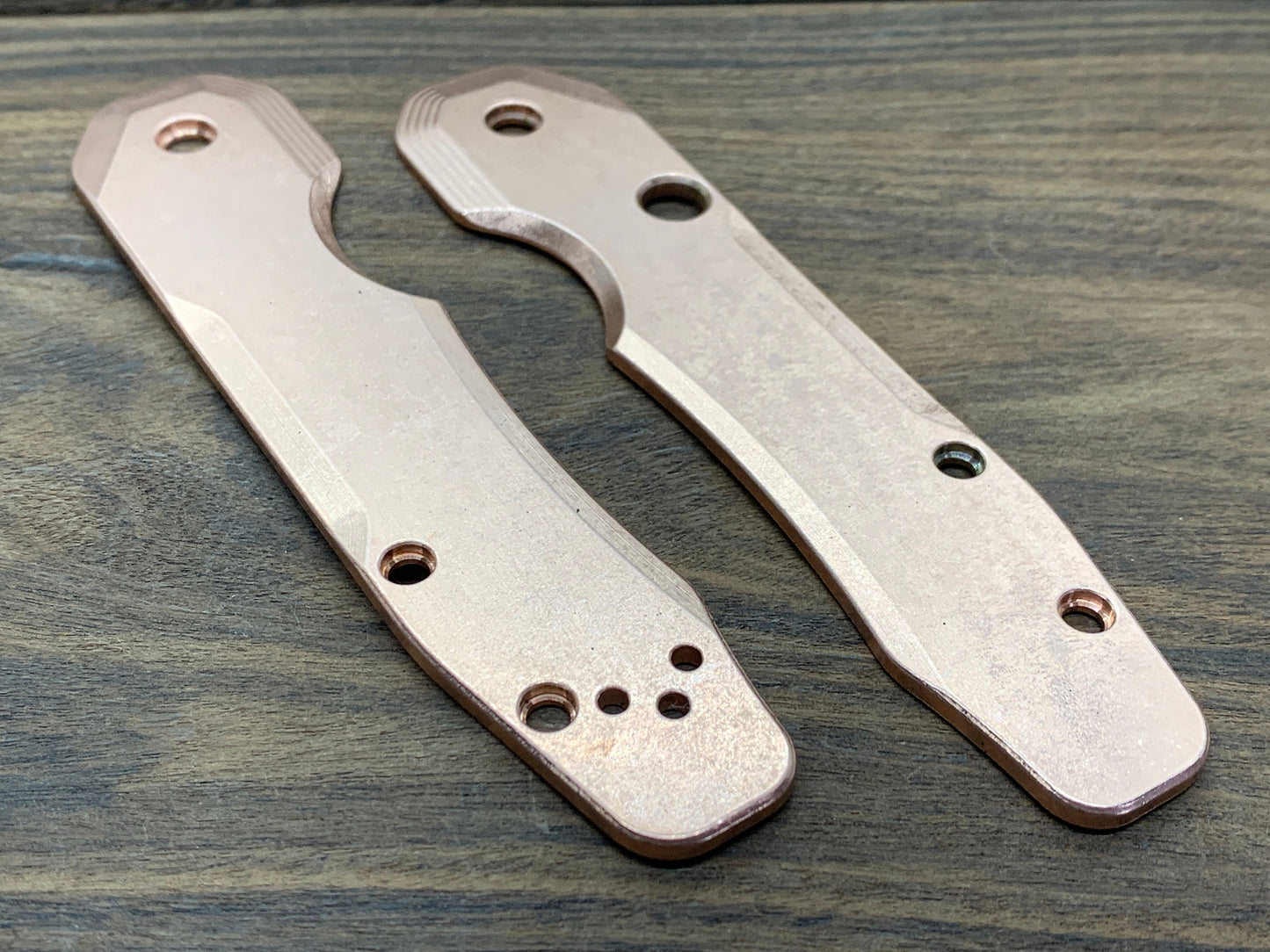 STONE Washed Copper Scales for Spyderco SMOCK