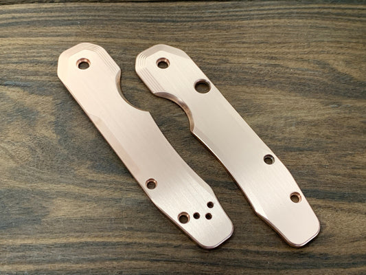 BRUSHED Copper Scales for Spyderco SMOCK