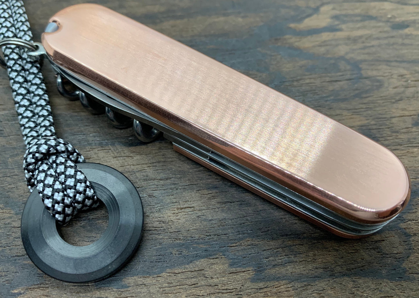 91mm Polished Copper Scales for Swiss Army SAK Simple 91mm