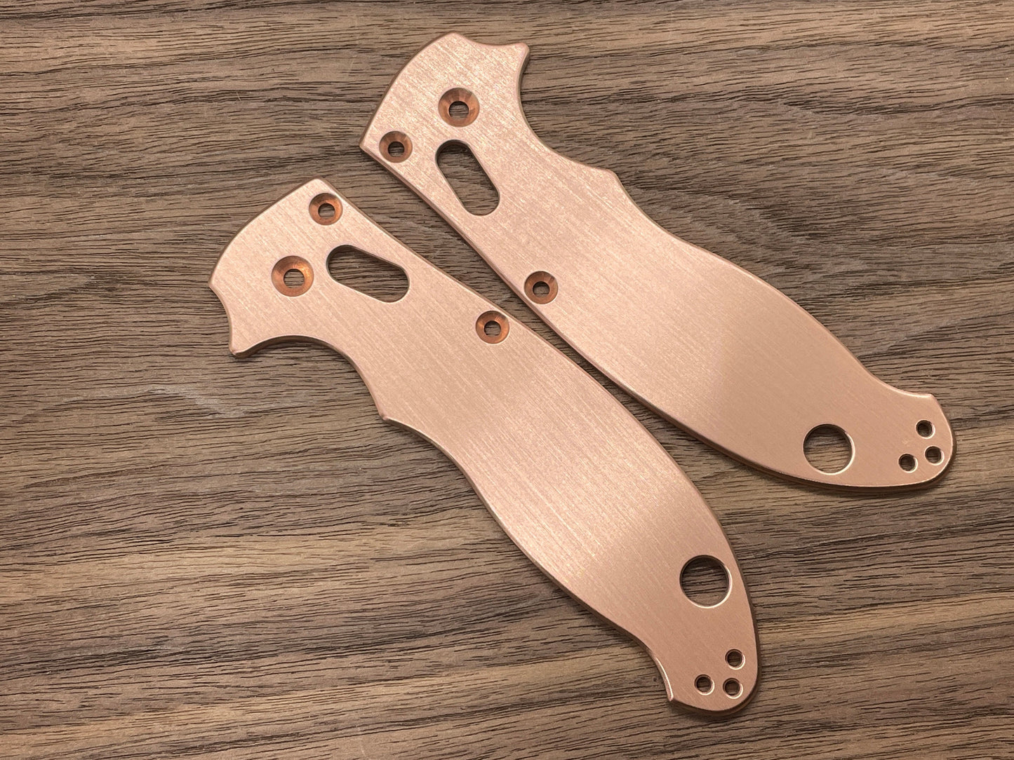 BRUSHED Copper scales for Spyderco MANIX 2