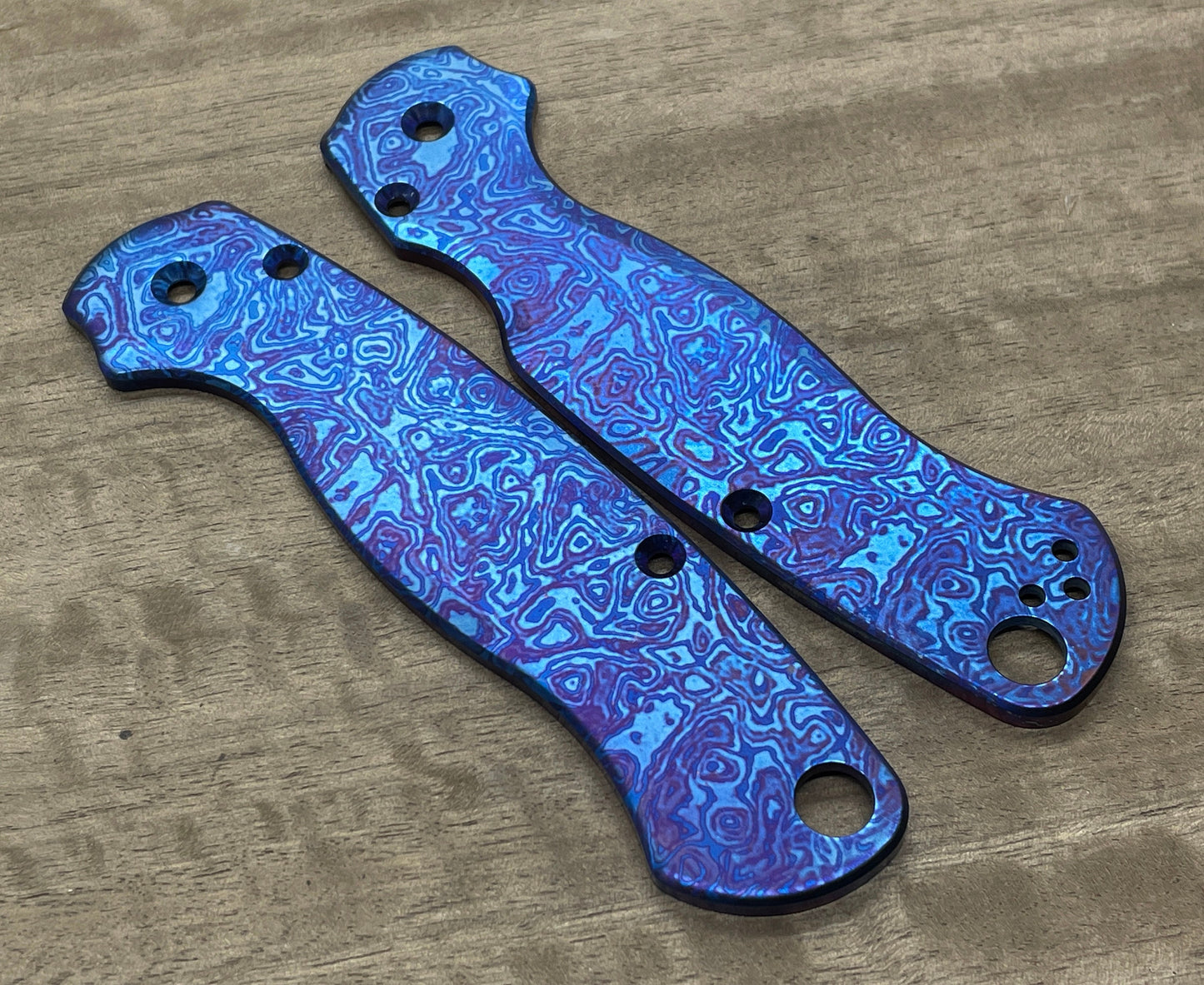 ALIEN Flamed Titanium scales for Spyderco Paramilitary 2 PM2