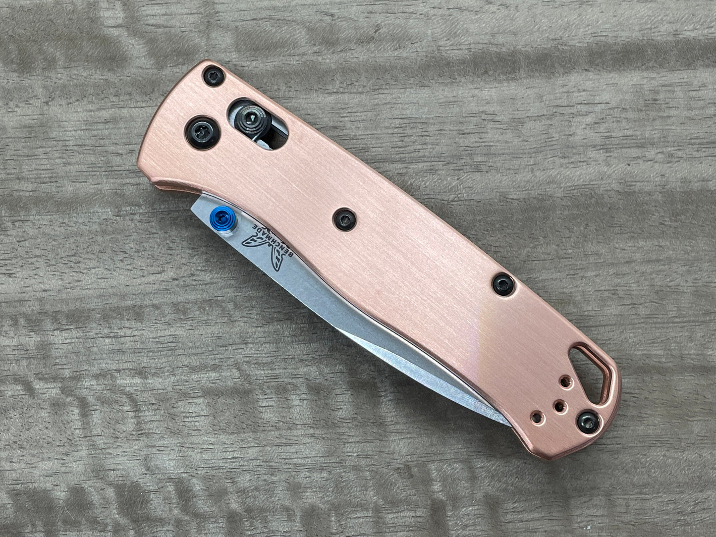 Brushed Copper Scales for Benchmade Bugout 535