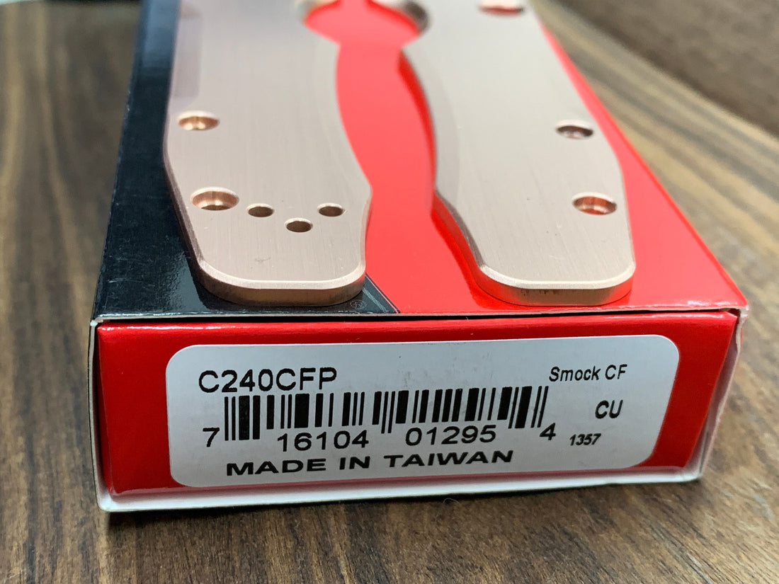 STONE Washed Copper Scales for Spyderco SMOCK