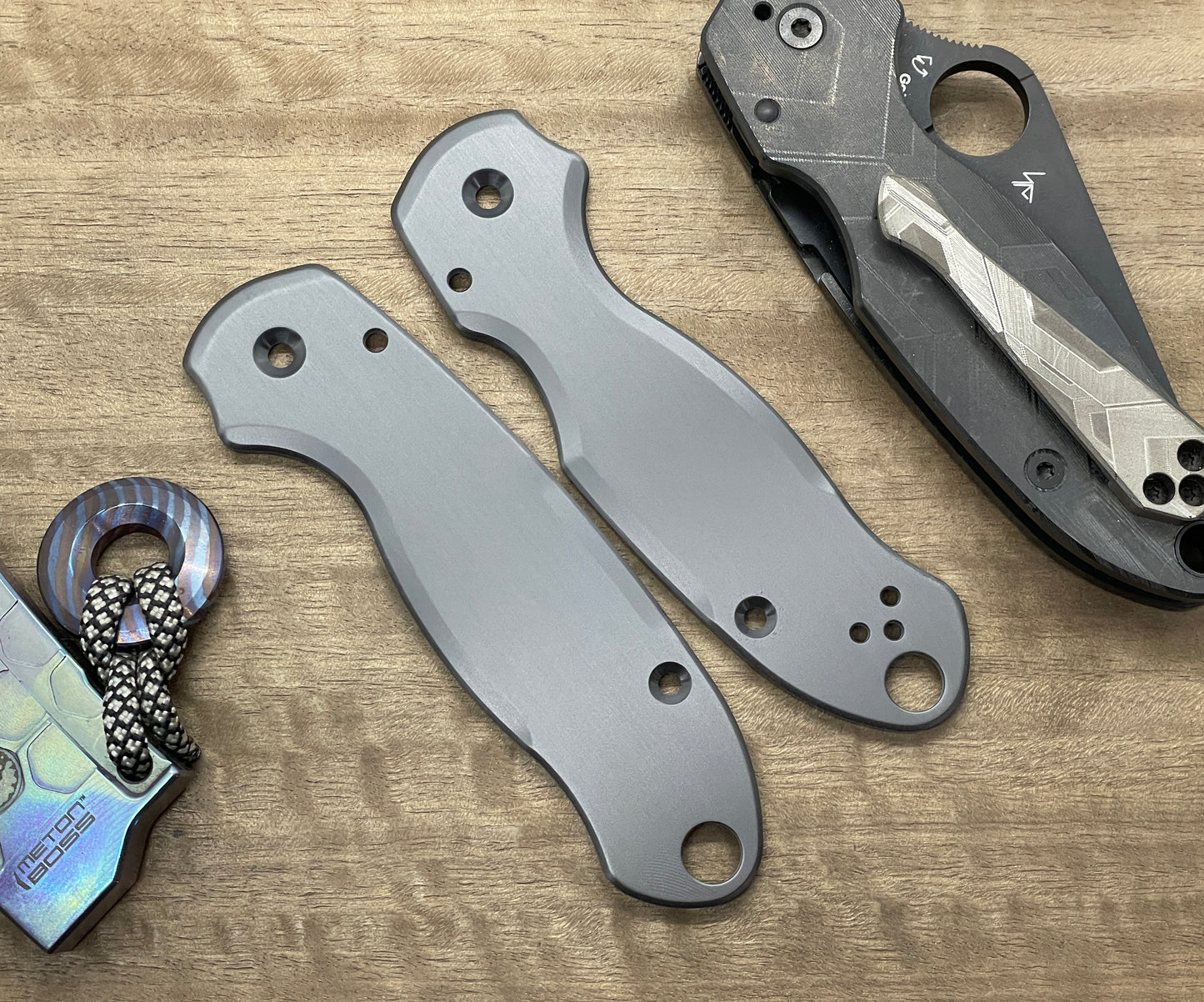 Black Zirconium Scales for Spyderco Para 3