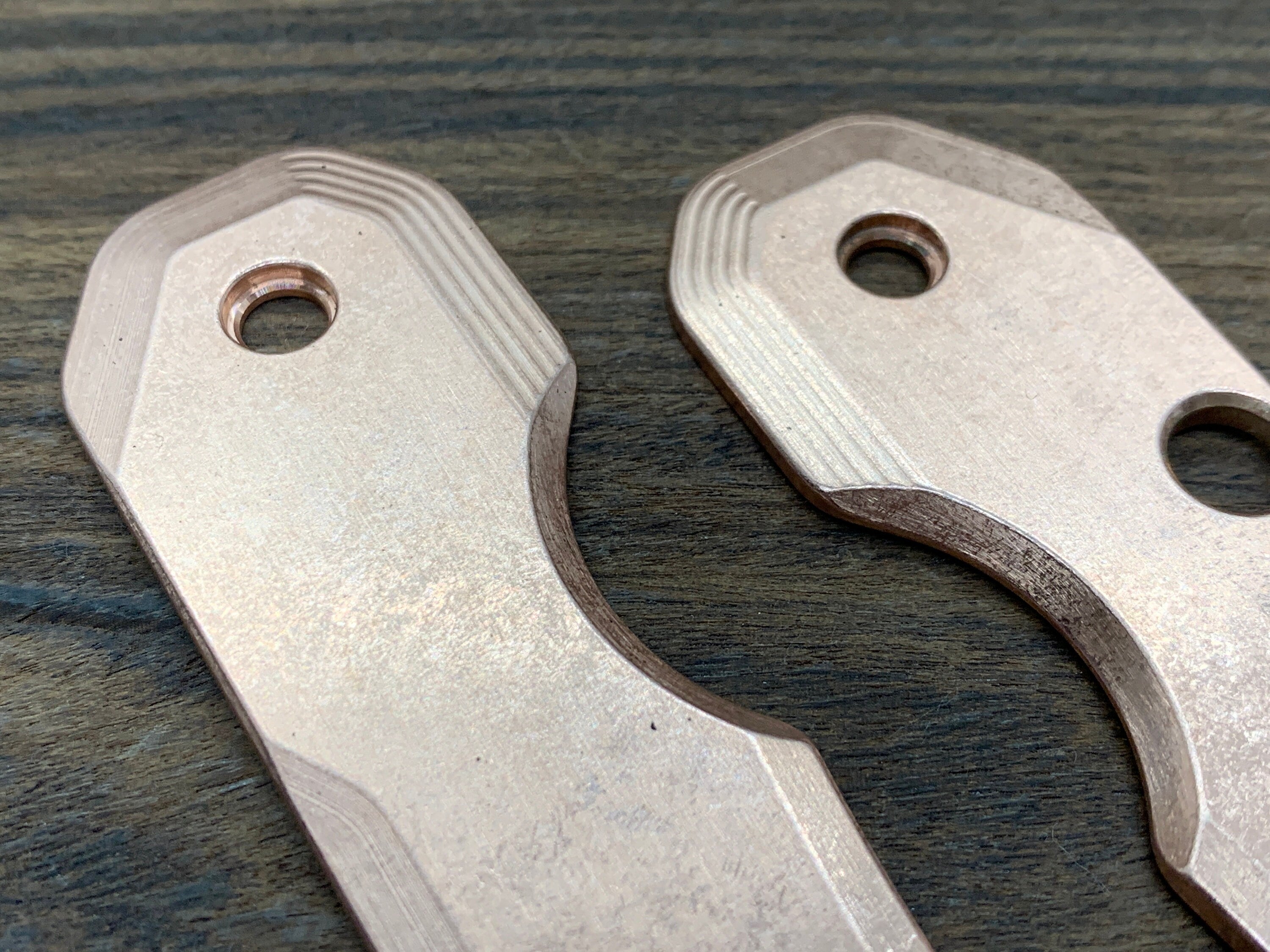 STONE Washed Copper Scales for Spyderco SMOCK