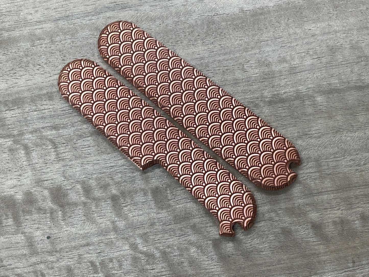 SEIGAIHA 91mm Copper Scales for Swiss Army SAK