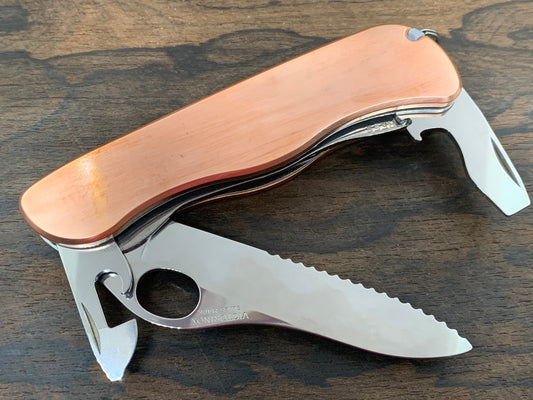 111mm brushed Copper Scales for Swiss Army SAK