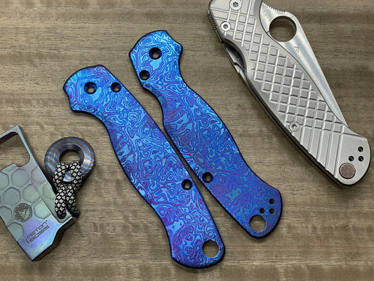 ALIEN Flamed Titanium scales for Spyderco Paramilitary 2 PM2