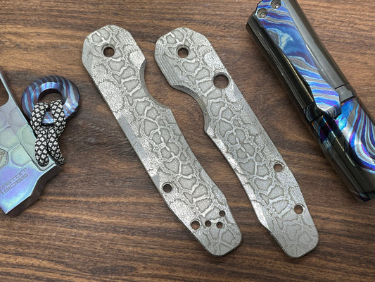 REPTILIAN Titanium Scales for Spyderco SMOCK