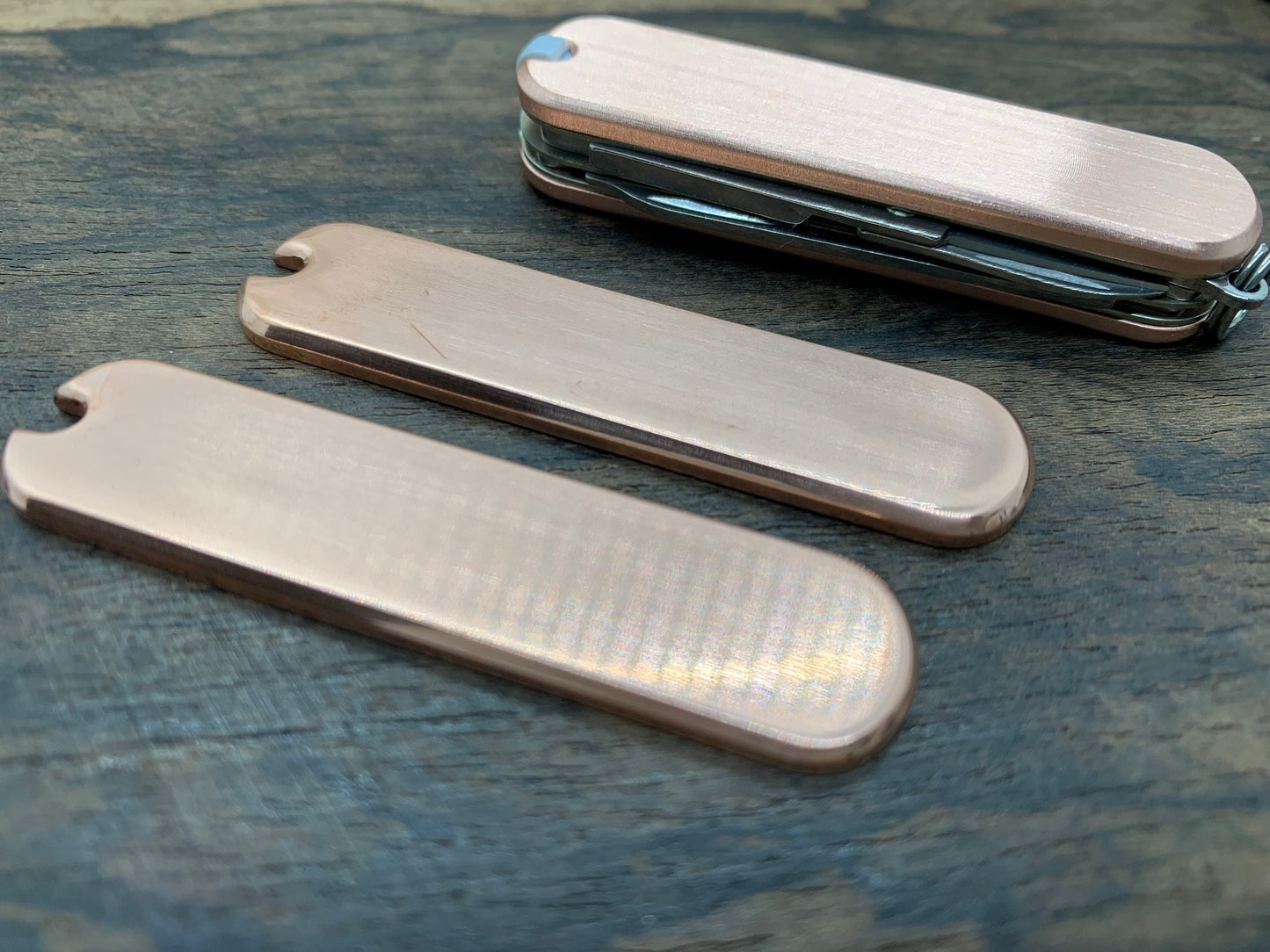 58mm Brushed Titanium Scales for Swiss Army SAK