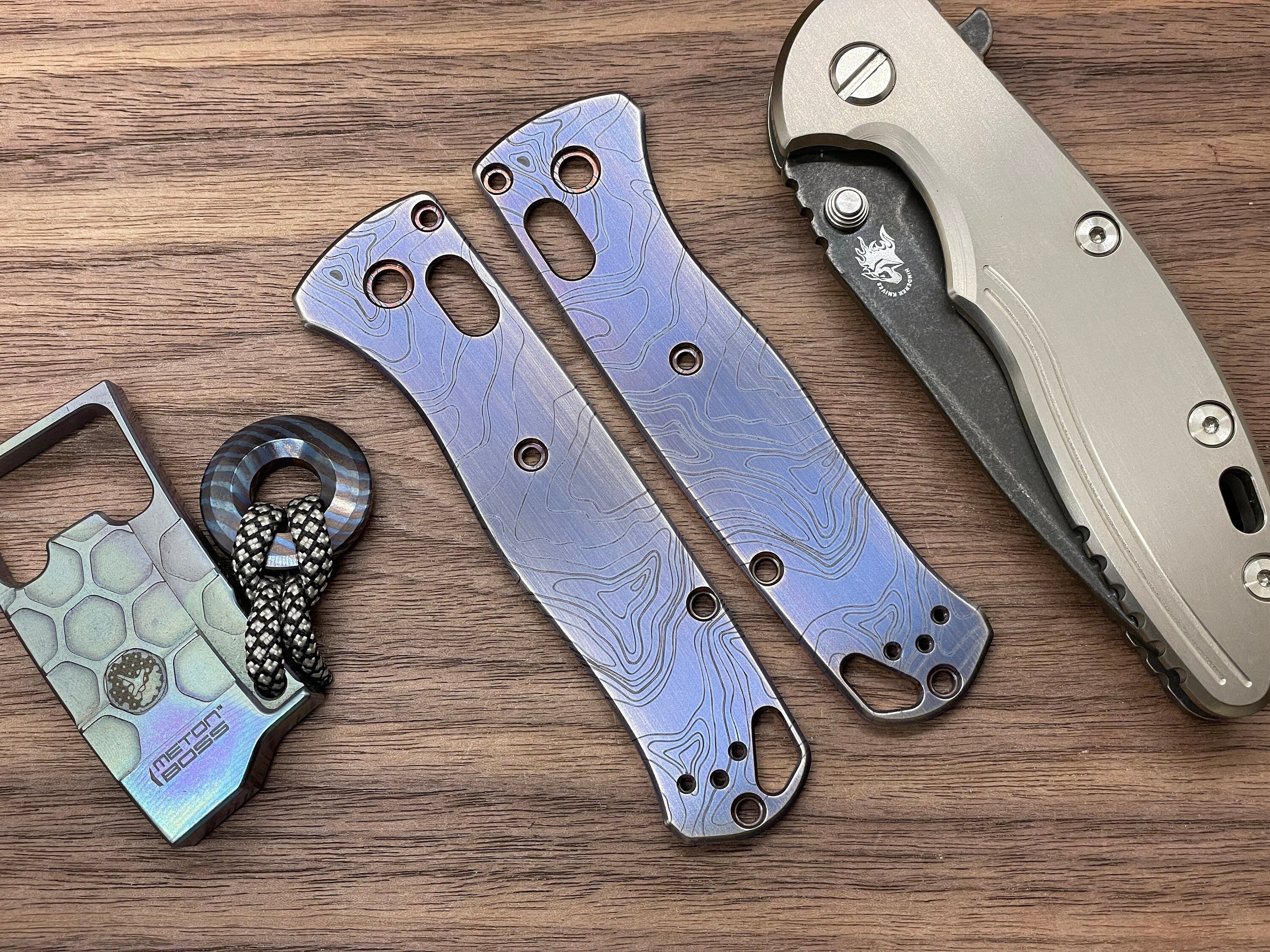 Polished Brass Custom Scales for Benchmade Bugout 535 Folding Knife scales Pocket knife Handles EDC MetonBoss Every Day Carry Birthday gift 2024