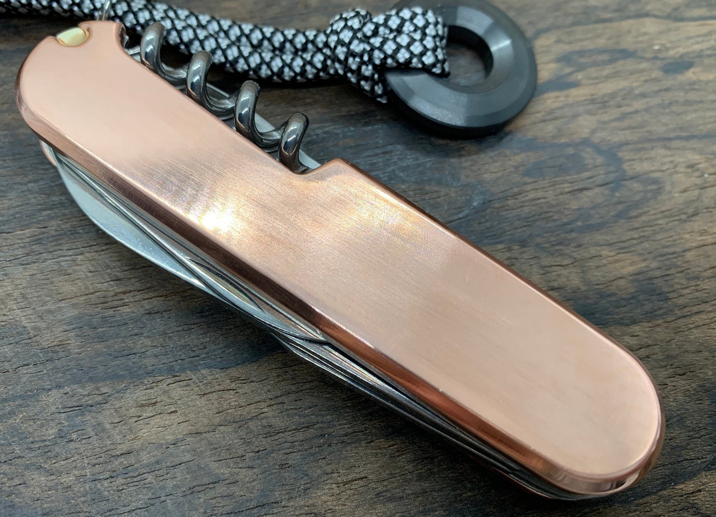 91mm Polished Copper Scales for Swiss Army SAK Simple 91mm