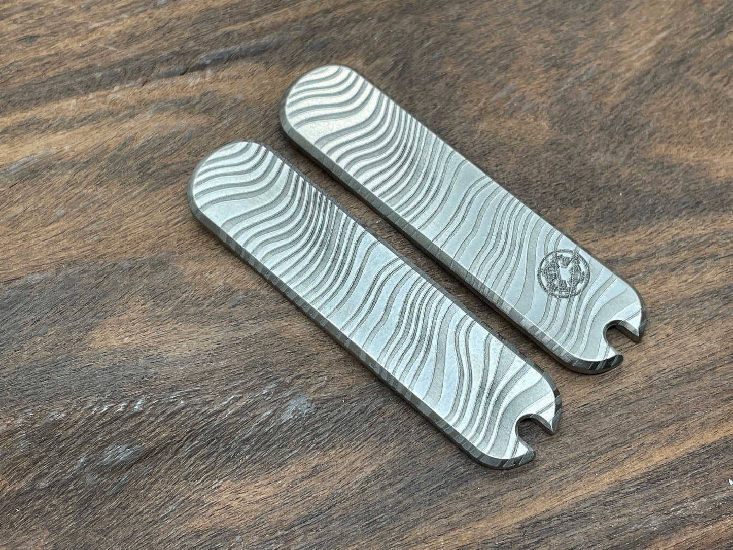 BESKAR Mandalorian 58mm Titanium Scales for Swiss Army SAK