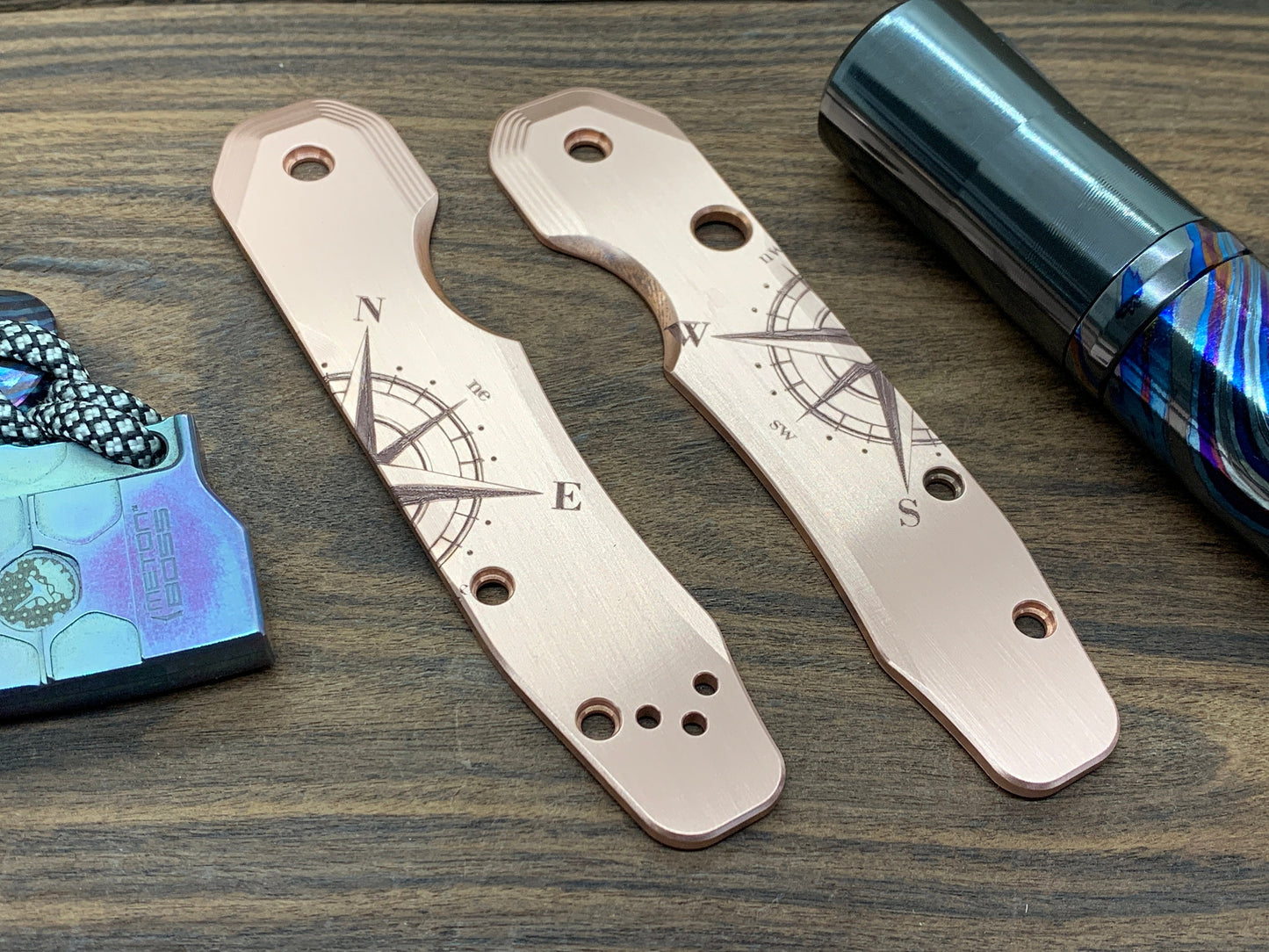 COMPASS Copper Scales for Spyderco SMOCK