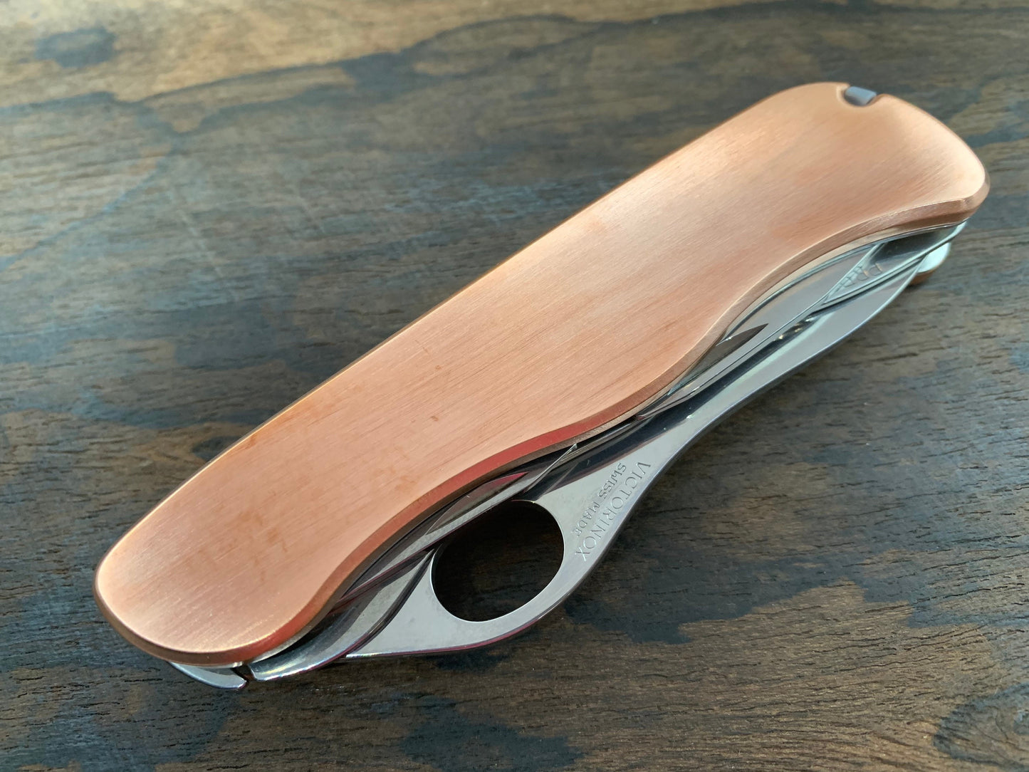111mm brushed Copper Scales for Swiss Army SAK