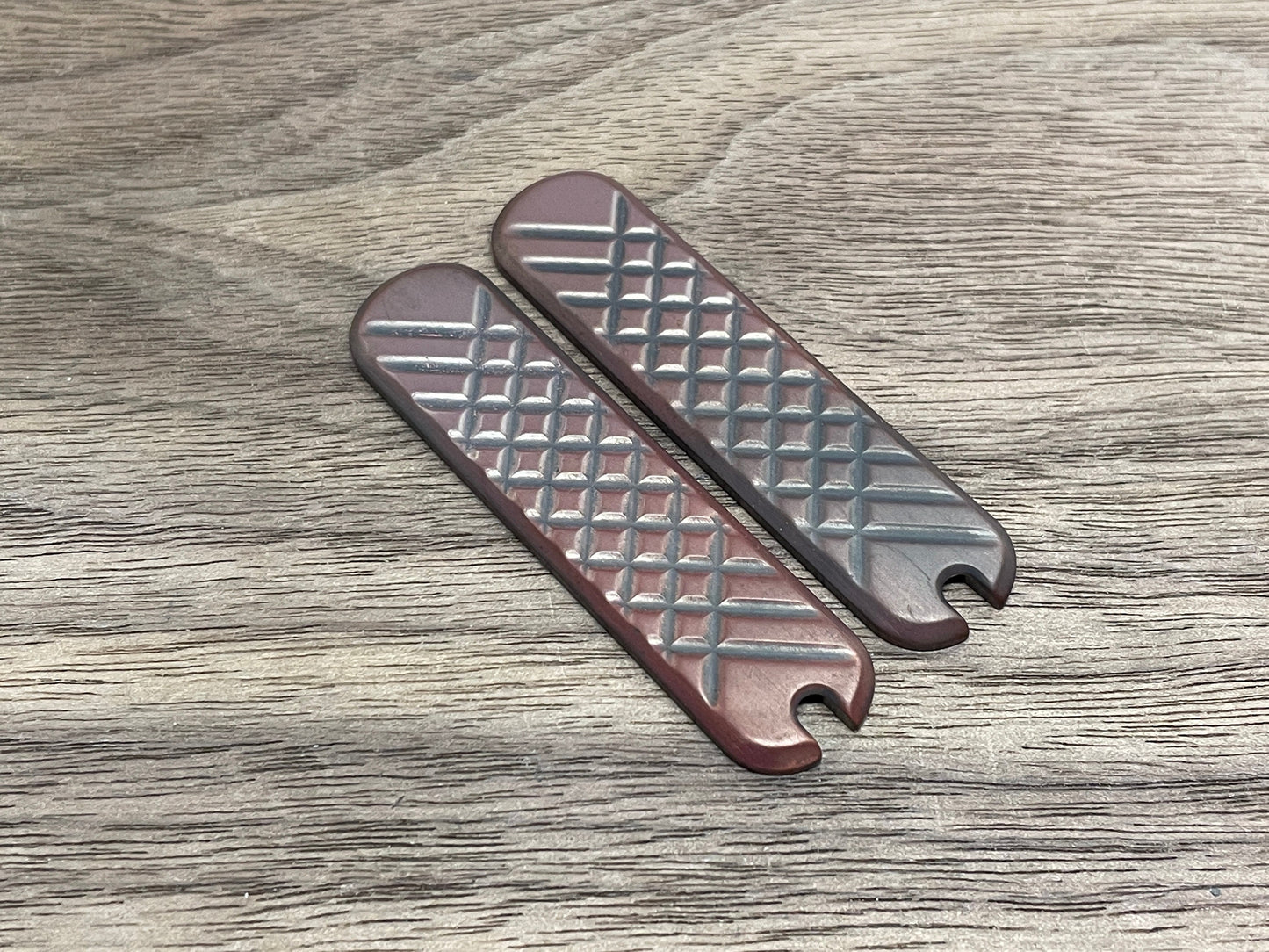 58mm FRAG Medieval Copper Scales for Swiss Army SAK