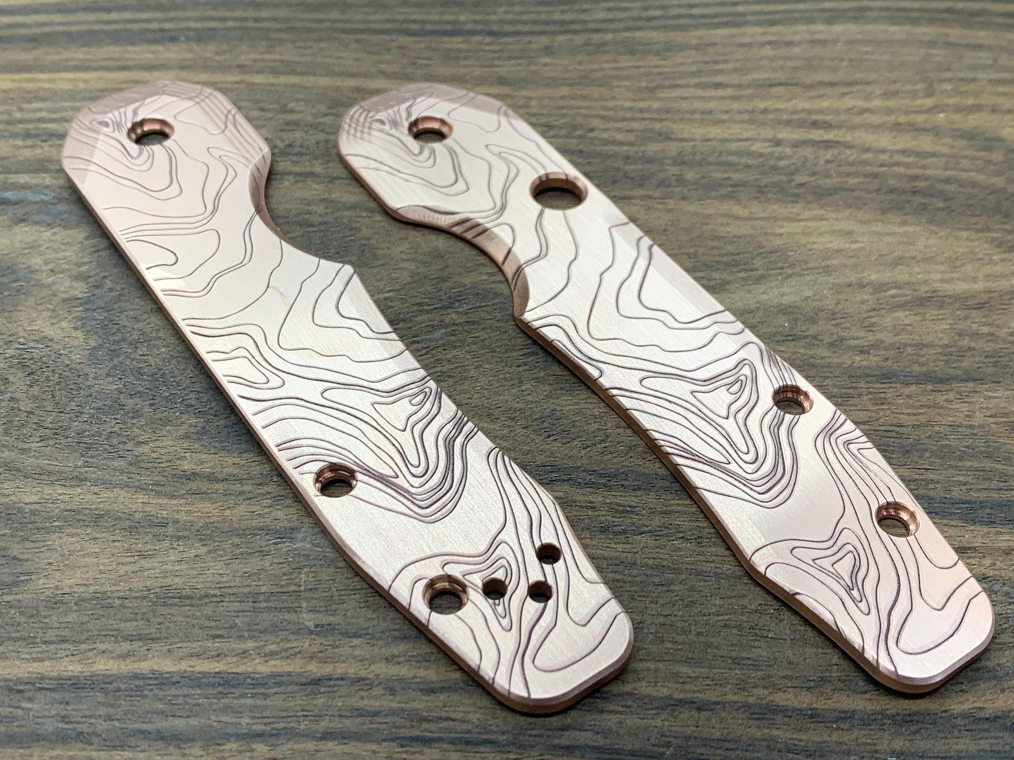 TOPO Copper Scales for Spyderco SMOCK