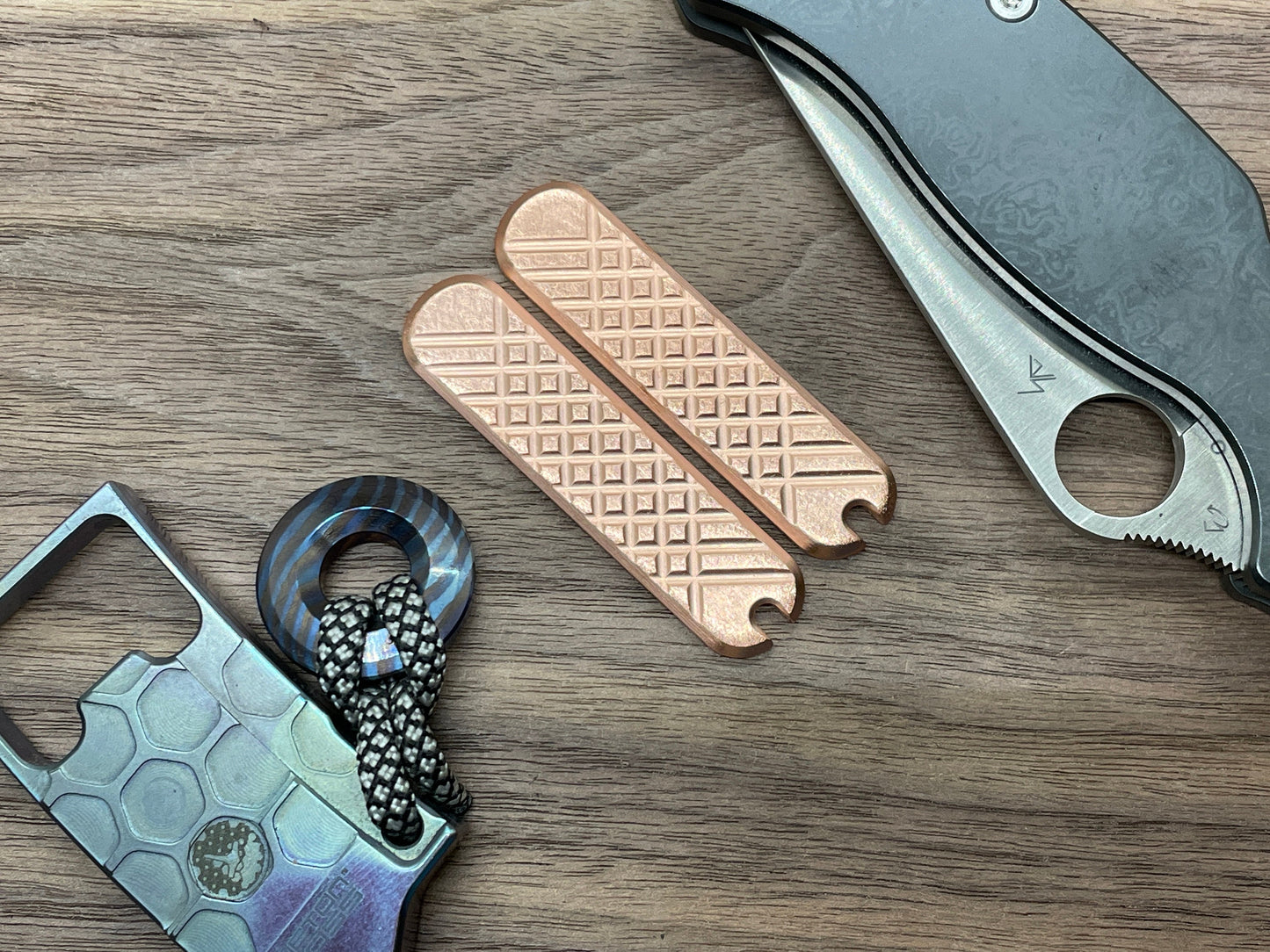 58mm FRAG Deep brushed Copper Scales for Swiss Army SAK