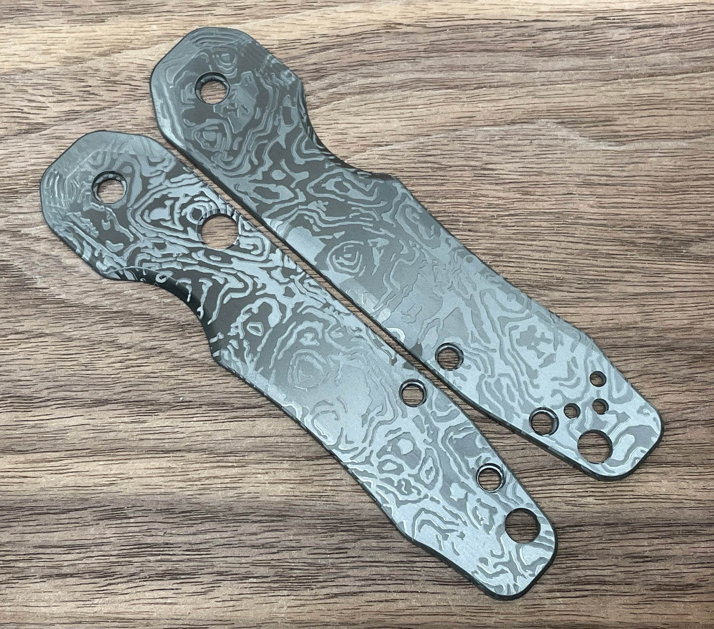 ALIEN Black Zirconium Scales for Spyderco SMOCK